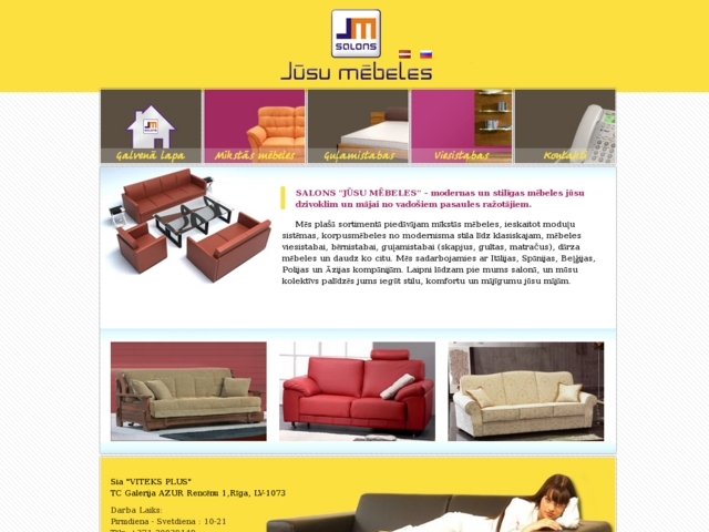 Jūsu mēbeles salons, Viteks Plus, SIA