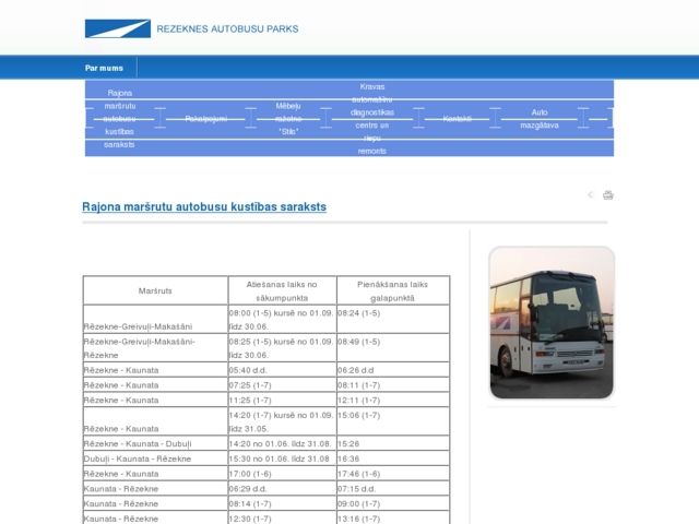 Rēzeknes autobusu parks, AS